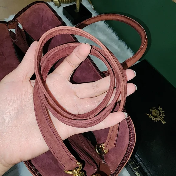 CHLOE SUEDE LEATHER HANDBAG - Picture 10 of 13